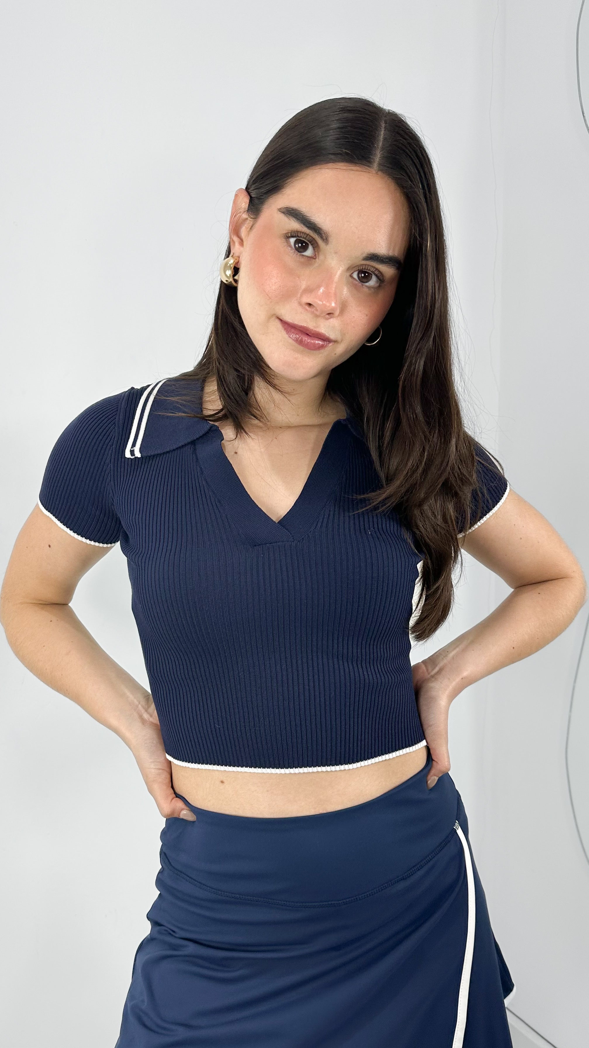 BLUSA POLO MANGA CORTA NAVY